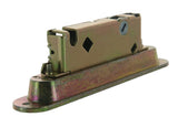 Sliding Door Mortise Lock and Trim Plate Keeper | 1" Wide With 5-1/4" Screw Holes With 45 Degree Keyway | Mortise Lock Latch Replacement Patio Glass Screen Door (DL-702) - Garage and Sliding Door Hardware