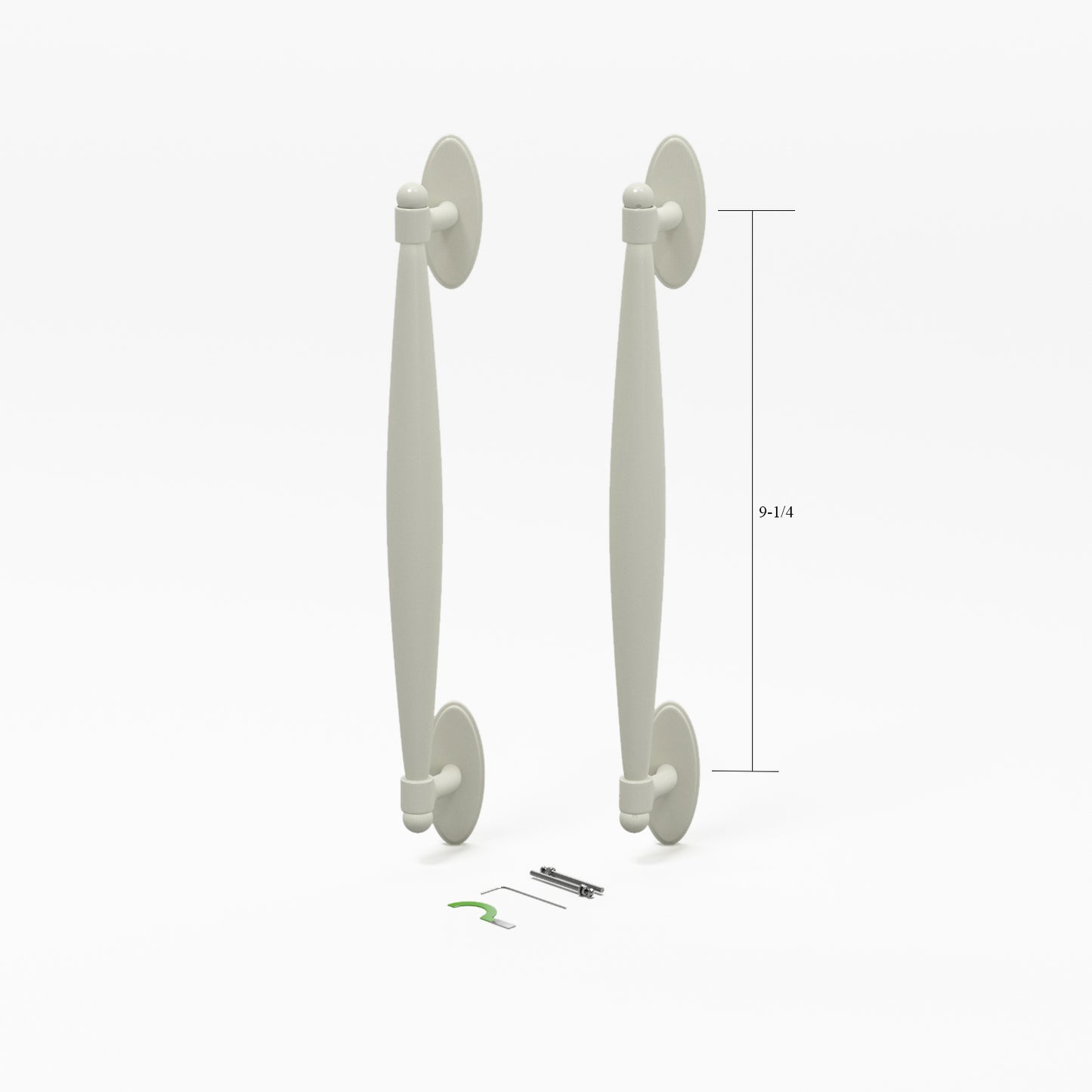 (DH-646) Windoor Sliding Door Interior and Exterior Handle Set, 9-1/4" Hole Space- - Garage and Sliding Door Hardware