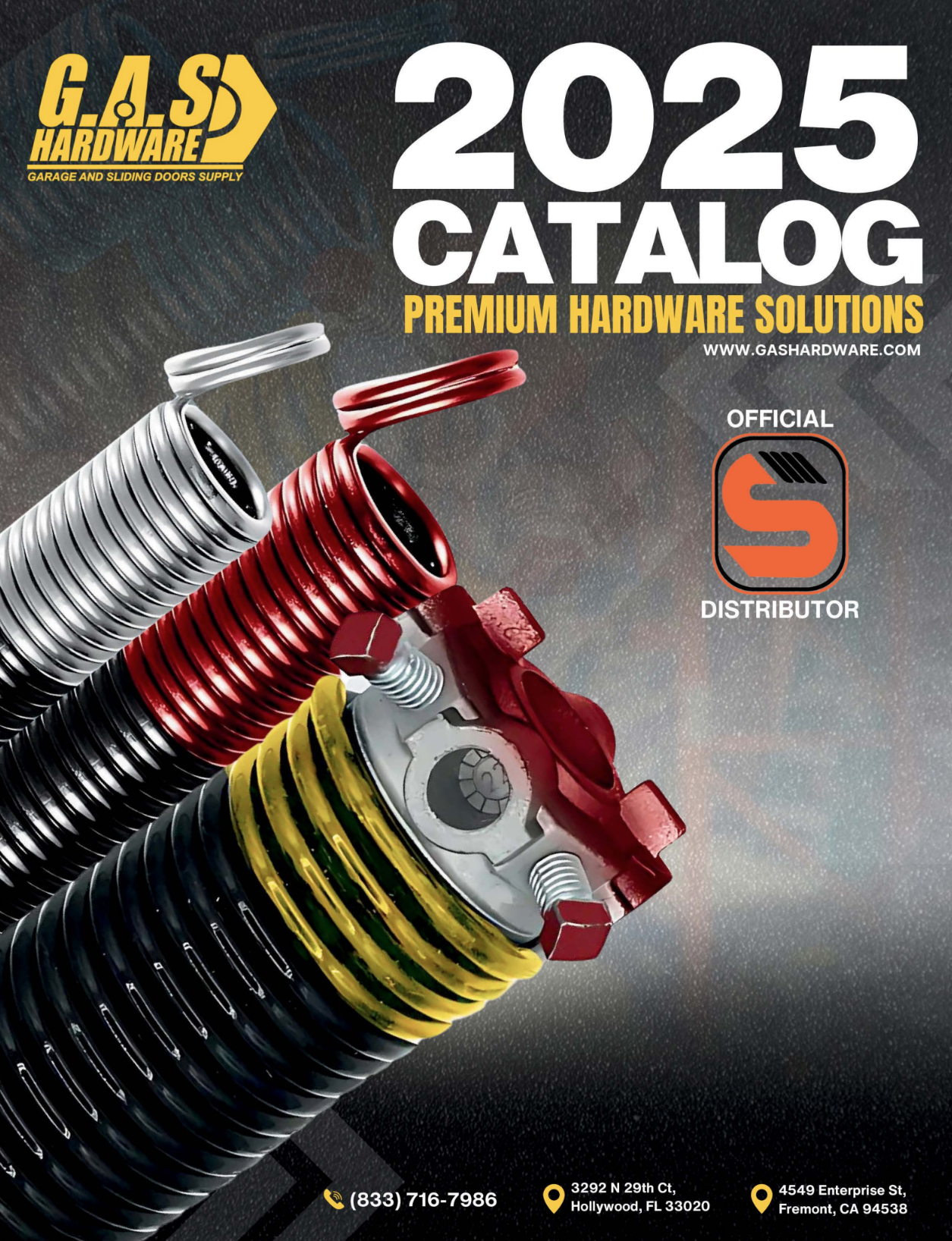 GAS HARDWARE 2025 CATALOG - Garage and Sliding Door Hardware