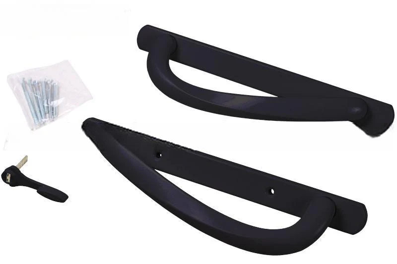 10" Amesbury Sliding Patio Door Handle with 3-15/16" Hole Spacing - Garage and Sliding Door Hardware