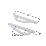10" Amesbury Sliding Patio Door Handle with 3-15/16" Hole Spacing - Garage and Sliding Door Hardware