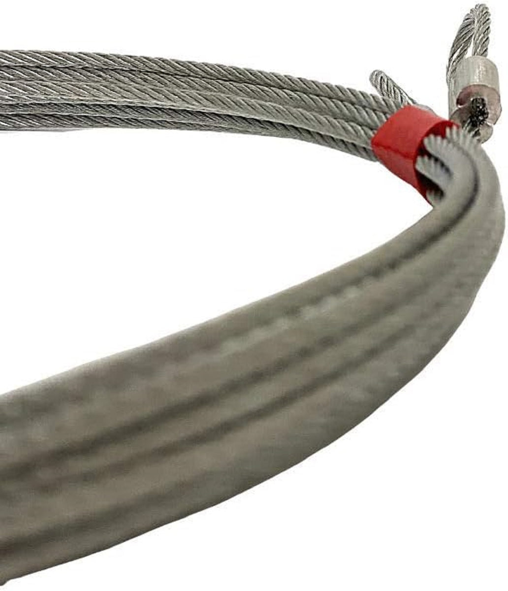 Garage Door Torsion Spring Drum Cable Assembly Pair For 7' Feet Garage