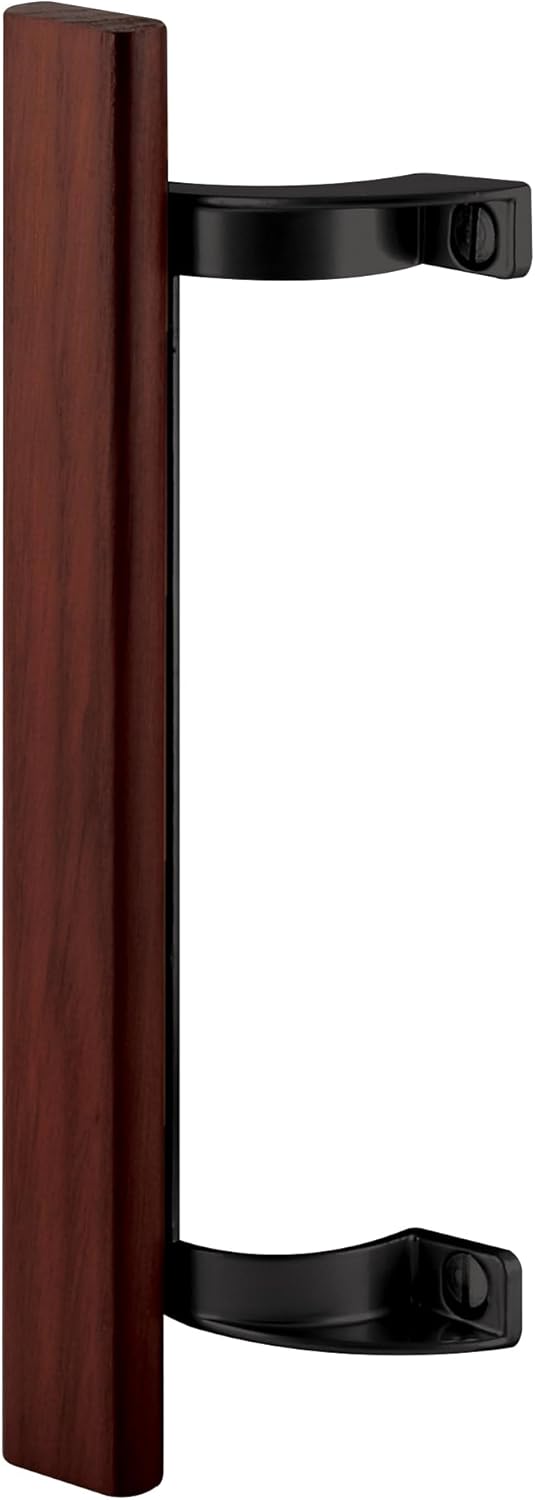 Sliding Patio Wood Door Handle with 6-1/2" to 6-5/8" Hole Spacing - Garage and Sliding Door Hardware