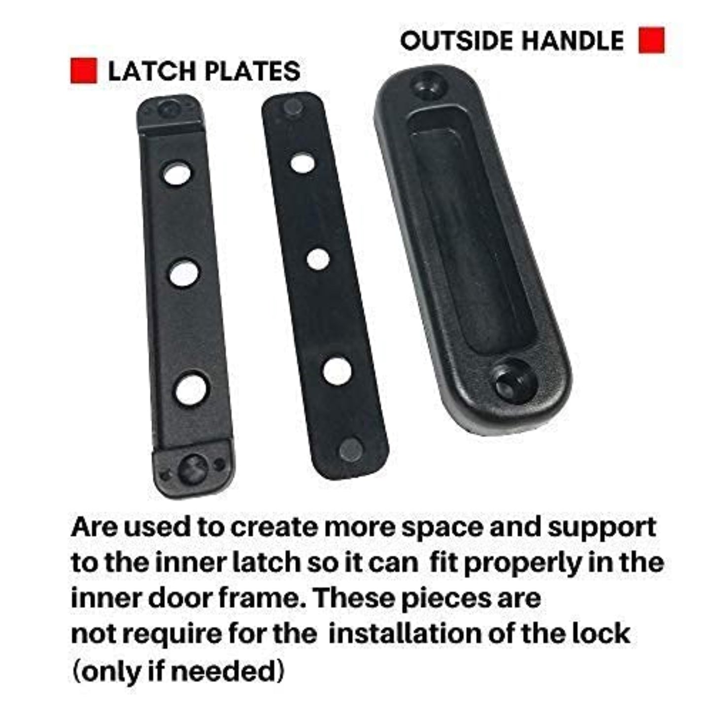 CAL - Double Bolt Lock - Sliding Glass Door Lock - Garage and Sliding Door Hardware