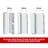 CAL - Double Bolt Lock - Sliding Glass Door Lock - Garage and Sliding Door Hardware