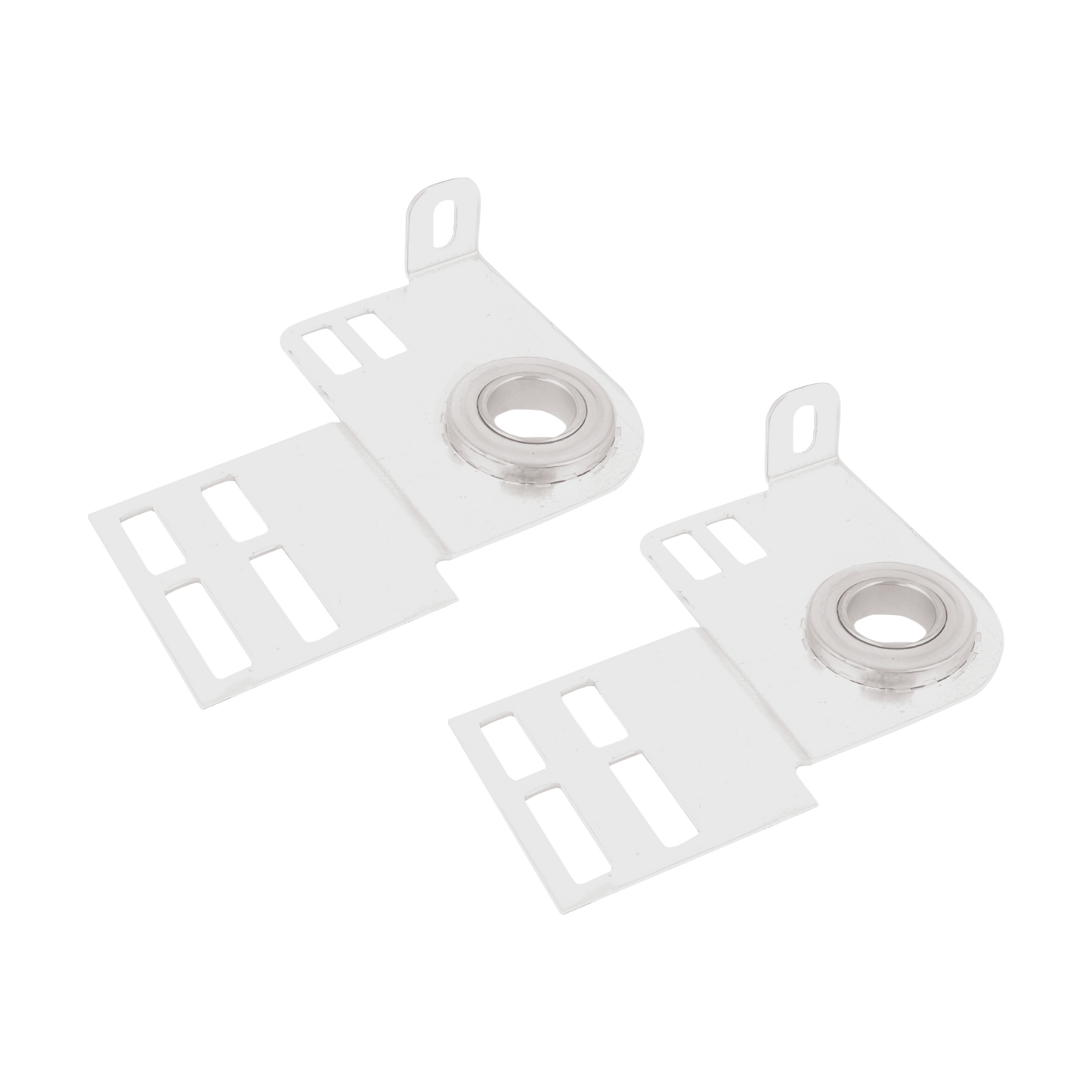 White Series Heavy Duty End Bearing Flange, Side Bracket - Garage and Sliding Door Hardware