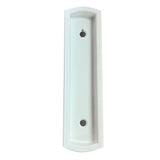 WHITE Recessed Plate INTERIOR Pull Handle for Sliding Door (DH-713-WHITE) - Garage and Sliding Door Hardware
