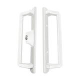 PGT Interior and Exterior Sliding Door Handle (Black or White) WITH LOCK AND KEY - Special Order Only - Garage and Sliding Door Hardware