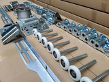 G.A.S. Hardware Garage Door Hardware Installation Kit for 16' by 7' Overhead Doors - Garage Hardware Parts Bundle Kit - Garage and Sliding Door Hardware
