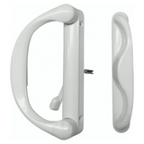 Involute Sliding Patio Door Handle Set - Handle Replacement Set for Patio Glass Screen Door Repair | Sliding Door Pull Handle Set Fits 4-15/16" Hole Spacing - Garage and Sliding Door Hardware
