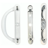 Involute Sliding Patio Door Handle Set - Handle Replacement Set for Patio Glass Screen Door Repair | Sliding Door Pull Handle Set Fits 4-15/16" Hole Spacing - Garage and Sliding Door Hardware