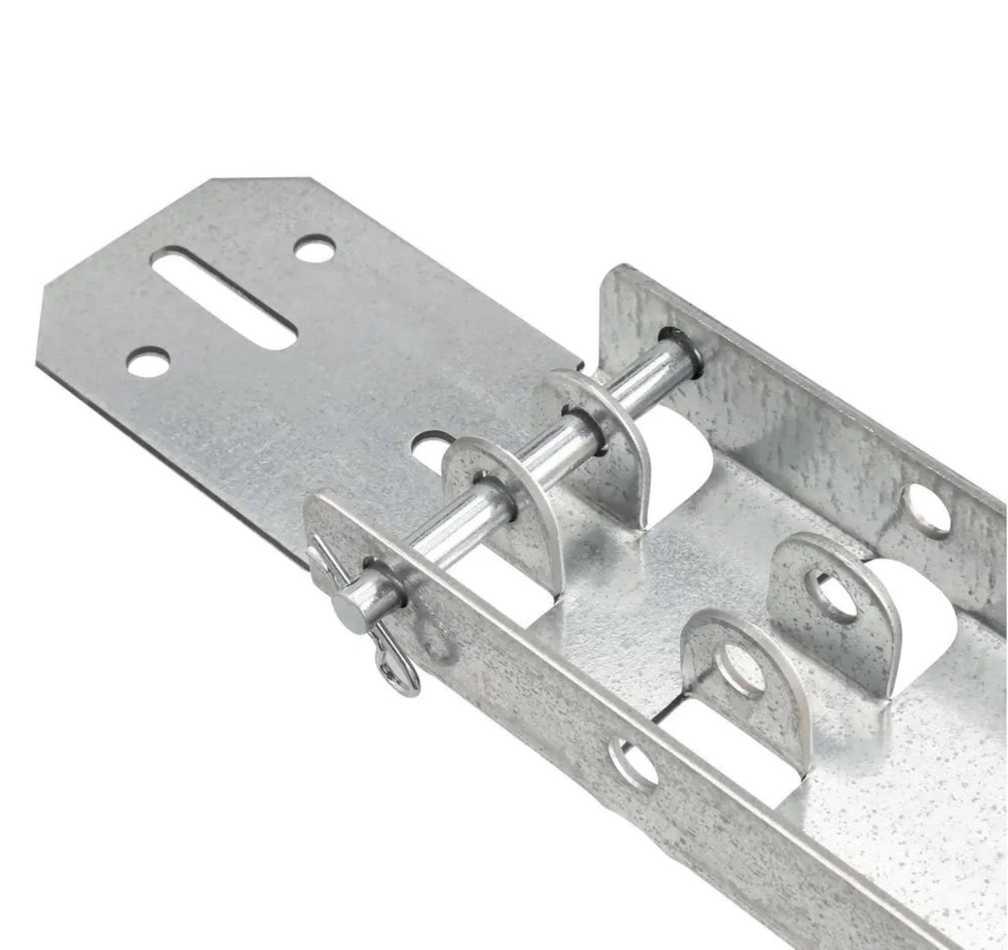 Garage Door Operator Bracket Stability with 18-Inch Reinforcement Bracket | Galvanized Steel Top Strut Application | Bracket Replacement for Garage Door Repair - Garage and Sliding Door Hardware