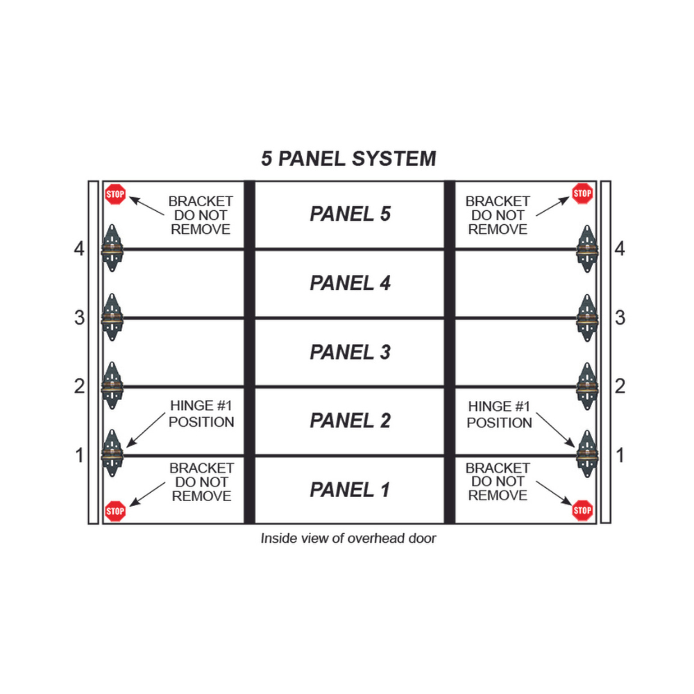 Garage Steel Replacement Hinge - #1 - Garage and Sliding Door Hardware