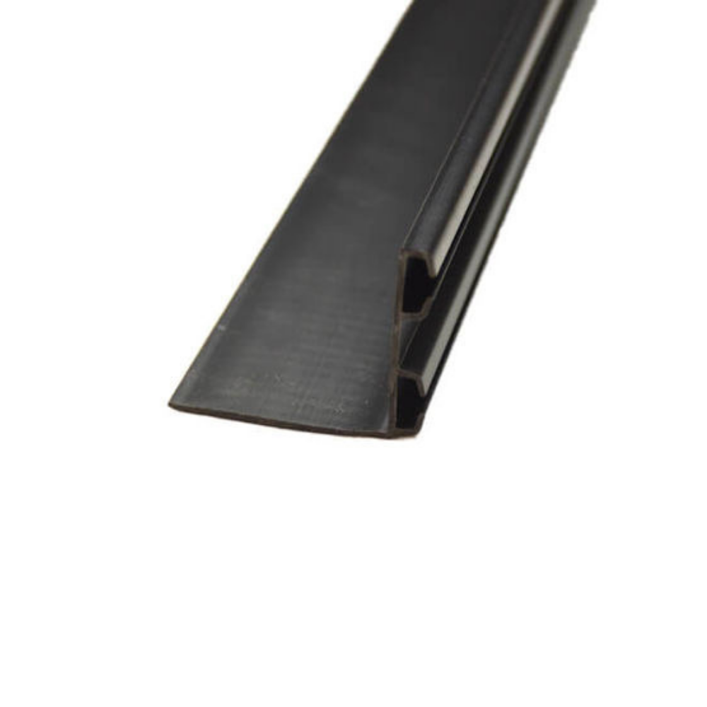 Garage Door L-Shape Plastic Bottom Seal Rail 4’ - Garage and Sliding Door Hardware