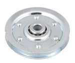 4" Garage Door Pulley, 1/8" - 400LB Load, with Sheave Pulley, Clevis Fork, Bolts and Nuts | Pulley Replacement Hardware for Garage Door Repair 7 feet and 8 feet Garage Door