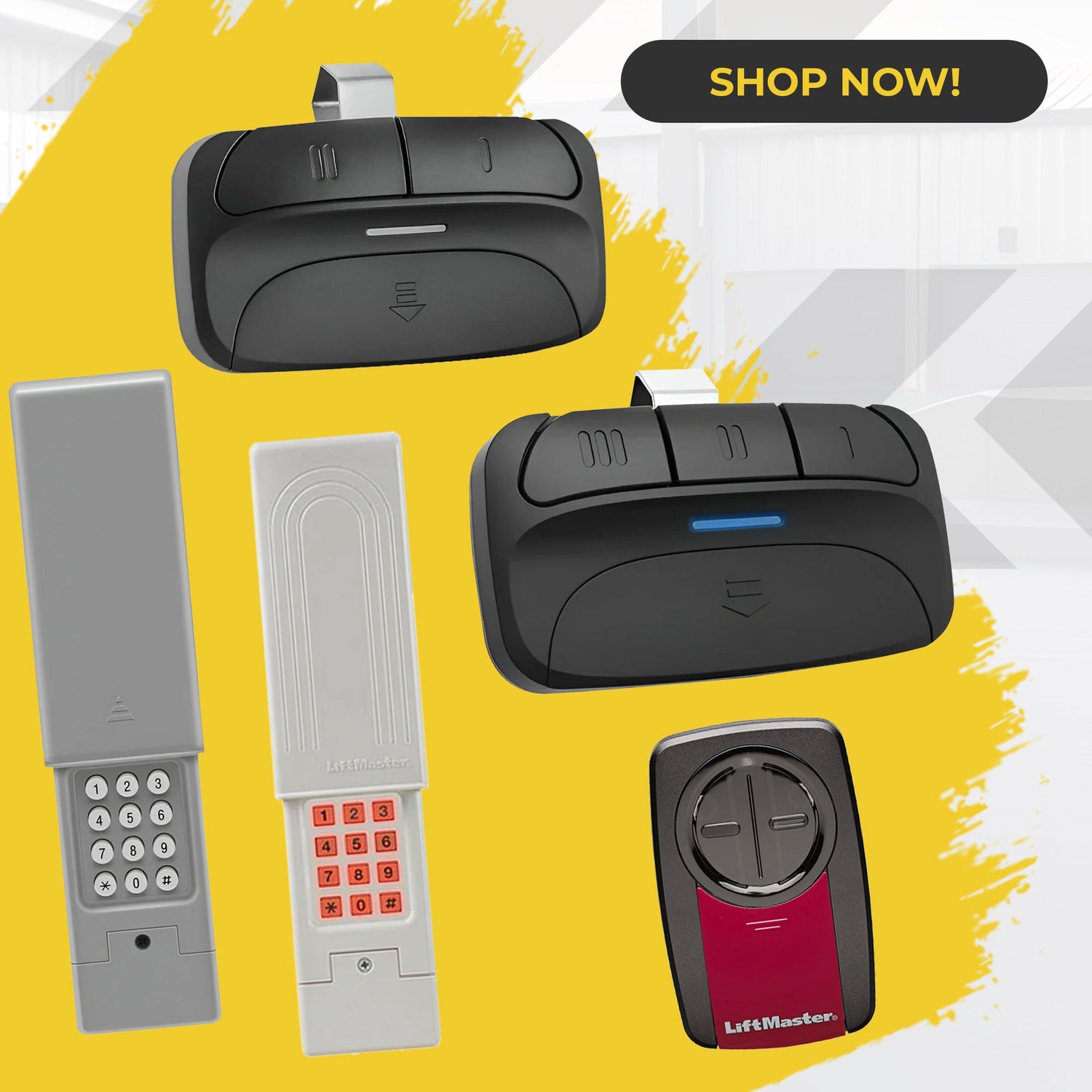Garage Remote Openers & Keypads