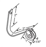 2-Pack "V" Shaped Roller Replacement with STEEL Wheels for Smooth Sliding Screen Door with Stainless Steel Wheel