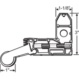 Wheel Corner Bracket Assembly – Sliding Patio Screen Door Roller | Roller for Patio Screen Glass Door Repair (SR-310)