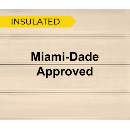 16' x 7' - Flush Panel - Insulated  Steel Back - Garage and Sliding Door Hardware