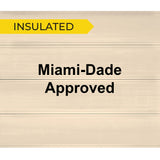 16' x 7' - Flush Panel - Insulated  Steel Back