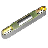 Sliding Patio Door Keeper with 3-7/64" Slotted Holes and 3/4" depth - Garage and Sliding Door Hardware