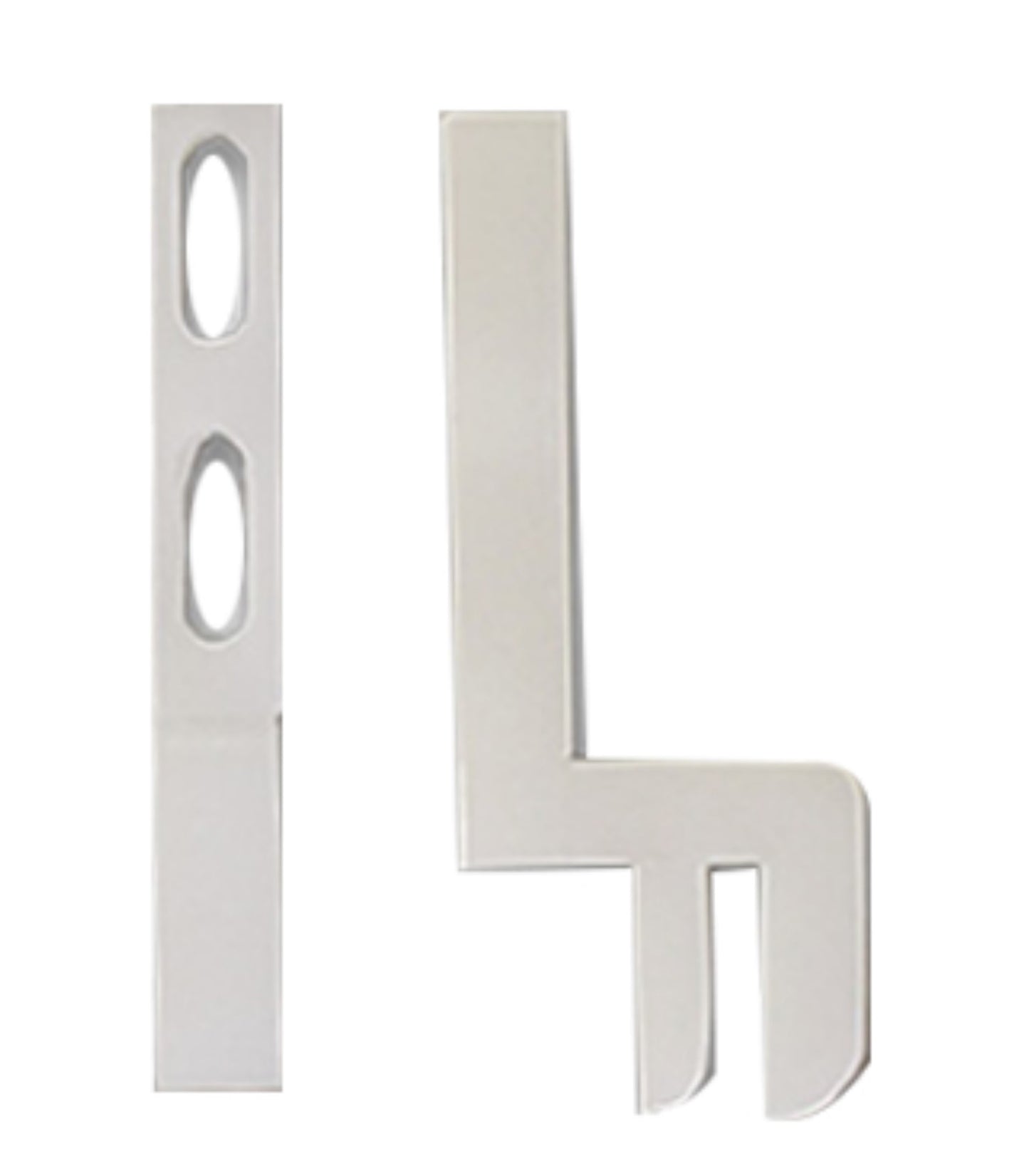 Plastic Screen Door Keeper | Screen Door Strike Latch | Replacement Screen Door Latch Keeper | Fix and Repair Sliding Screen Door (Set of 2) - Garage and Sliding Door Hardware