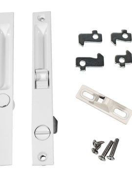 (DL-503) Pan-Am Flush Mount Lock Set for Sliding Doors, 6-5/8