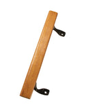 (DH-232) Wood Door Handle w/ 2 Screws Included, 6-5/8" Hole Space - Garage and Sliding Door Hardware
