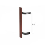 Sliding Patio Wood Door Handle with 6-1/2" Hole Spacing - DH-259 - Garage and Sliding Door Hardware