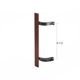 Sliding Patio Wood Door Handle with 6-1/2" Hole Spacing - DH-259 - Garage and Sliding Door Hardware
