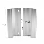 Kawneer Sliding Patio Glass Door Handle Aluminum Anodized 13-541 - Garage and Sliding Door Hardware