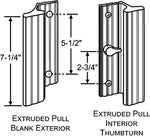 Kawneer Sliding Patio Glass Door Handle Aluminum Anodized 13-541 - Garage and Sliding Door Hardware