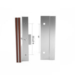 Rusco Sliding Patio Door Handle Set with 4-27/32" Hole Spacing  DH-622 - Garage and Sliding Door Hardware