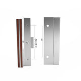 Rusco Sliding Patio Door Handle Set with 4-27/32" Hole Spacing  DH-622 - Garage and Sliding Door Hardware