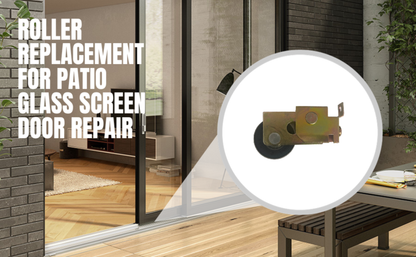 Capitol Remington Sliding Patio Door Roller Assembly | Roller Replacement for Patio Glass Door Repair | Fix and Repair Sliding Door Roller Wheels (DR-141) - Garage and Sliding Door Hardware