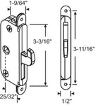 Interlock Roto Sliding Glass Door Mortise Lock with 3-11/16" Hole Spacing - 16-490