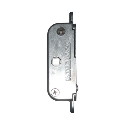 Interlock Roto Sliding Glass Door Mortise Lock with 3-11/16" Hole Spacing - 16-490 - Garage and Sliding Door Hardware