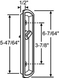 PGT Sliding Door INTERIOR recessed Door Handle Lock with Thumbturn Latch (DL-16-712) - Garage and Sliding Door Hardware