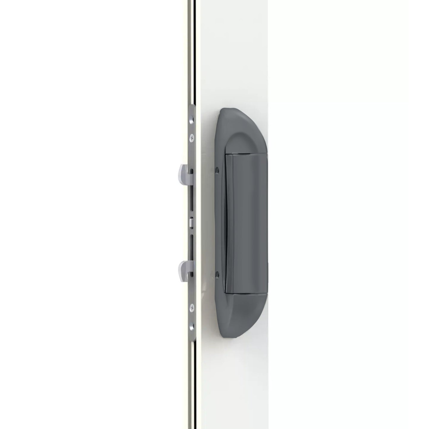 (DH-595-PEWTER-DARK-GREY) Interlock Intuition Sliding Door Handle Kit - Garage and Sliding Door Hardware