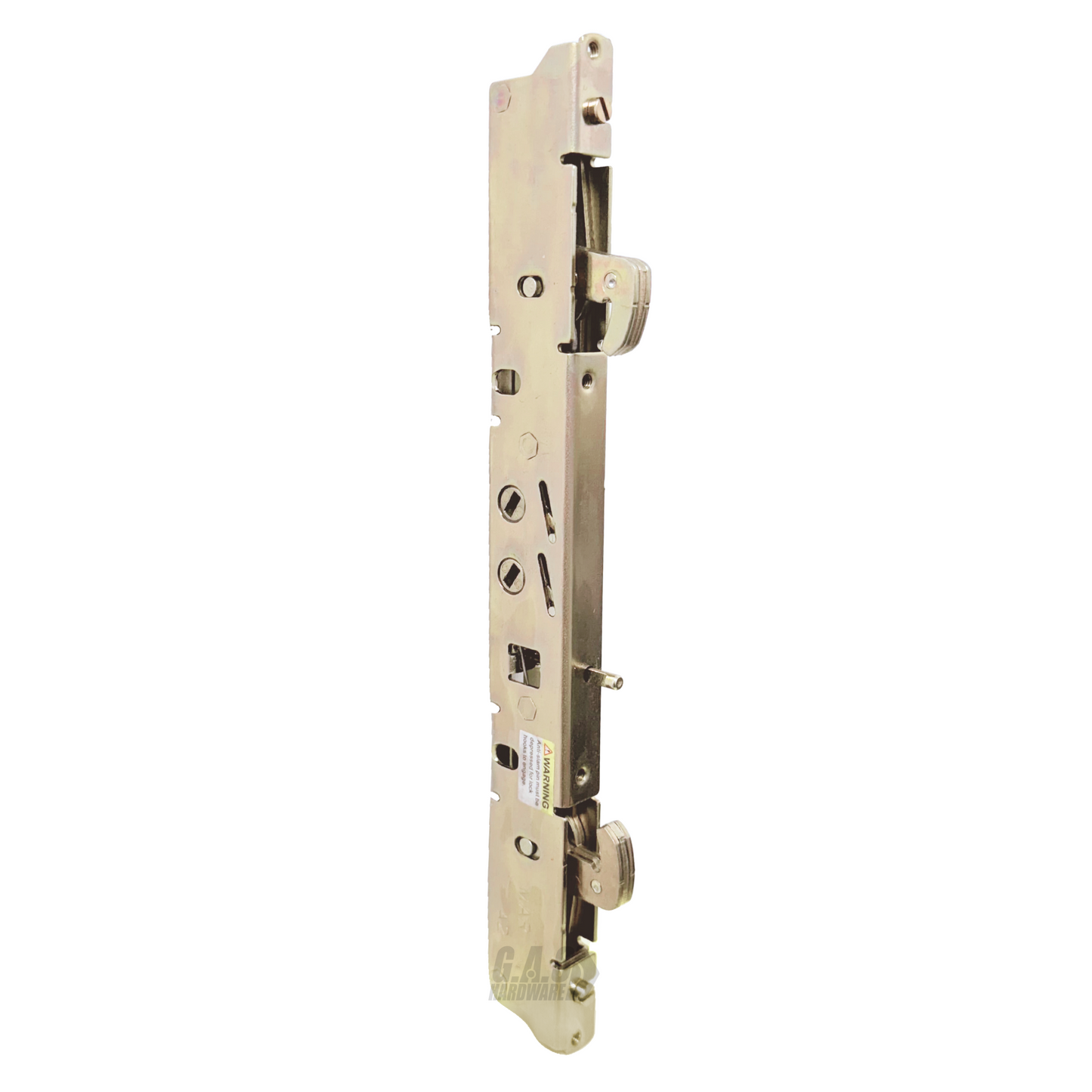 Amesbury Truth Dual Point 9-15/16" Mortise Lock (No FacePlate) with Anti-Slam Pin for Sliding Patio Glass Door Locking Mechanism Replacement- Alloy Steel - Garage and Sliding Door Hardware