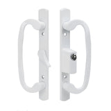 8.5" Sliding Door CENTER Keyed Handle Set - Sash Controls 2265 - 3-15/16" Screw Hole - Garage and Sliding Door Hardware
