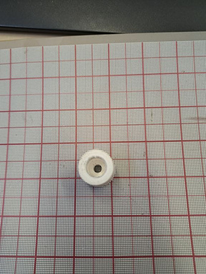 White Sliding Patio Door Rubber Bumper - 1" - Garage and Sliding Door Hardware