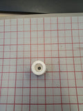 White Sliding Patio Door Rubber Bumper - 1" - Garage and Sliding Door Hardware
