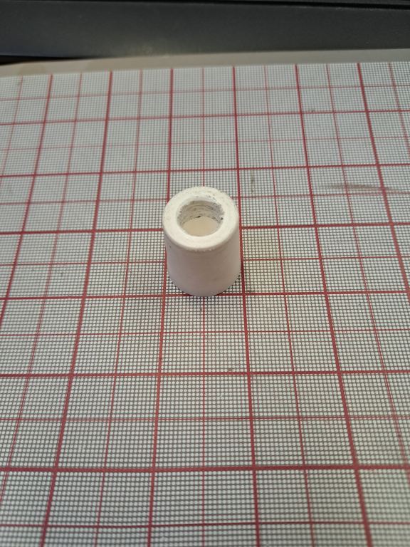 White Sliding Patio Door Rubber Bumper - 1" - Garage and Sliding Door Hardware