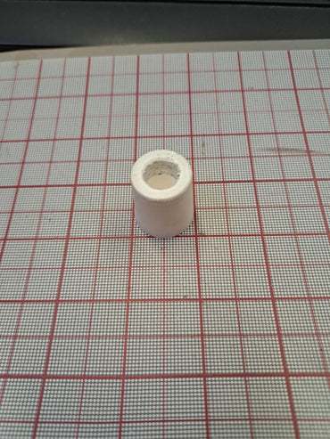 White Sliding Patio Door Rubber Bumper - 1" - Garage and Sliding Door Hardware