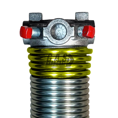 207 x 2 x 25 Galvanized Torsion Spring - Garage and Sliding Door Hardware