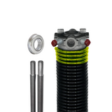 Garage Door Torsion Spring 207x1.75x23 | Torsion Spring Replacement for Garage Door Repair | Minimum 16,000 Cycles | Right Hand Wound Replacement for Left Side of Garage (Color Cone: Red)