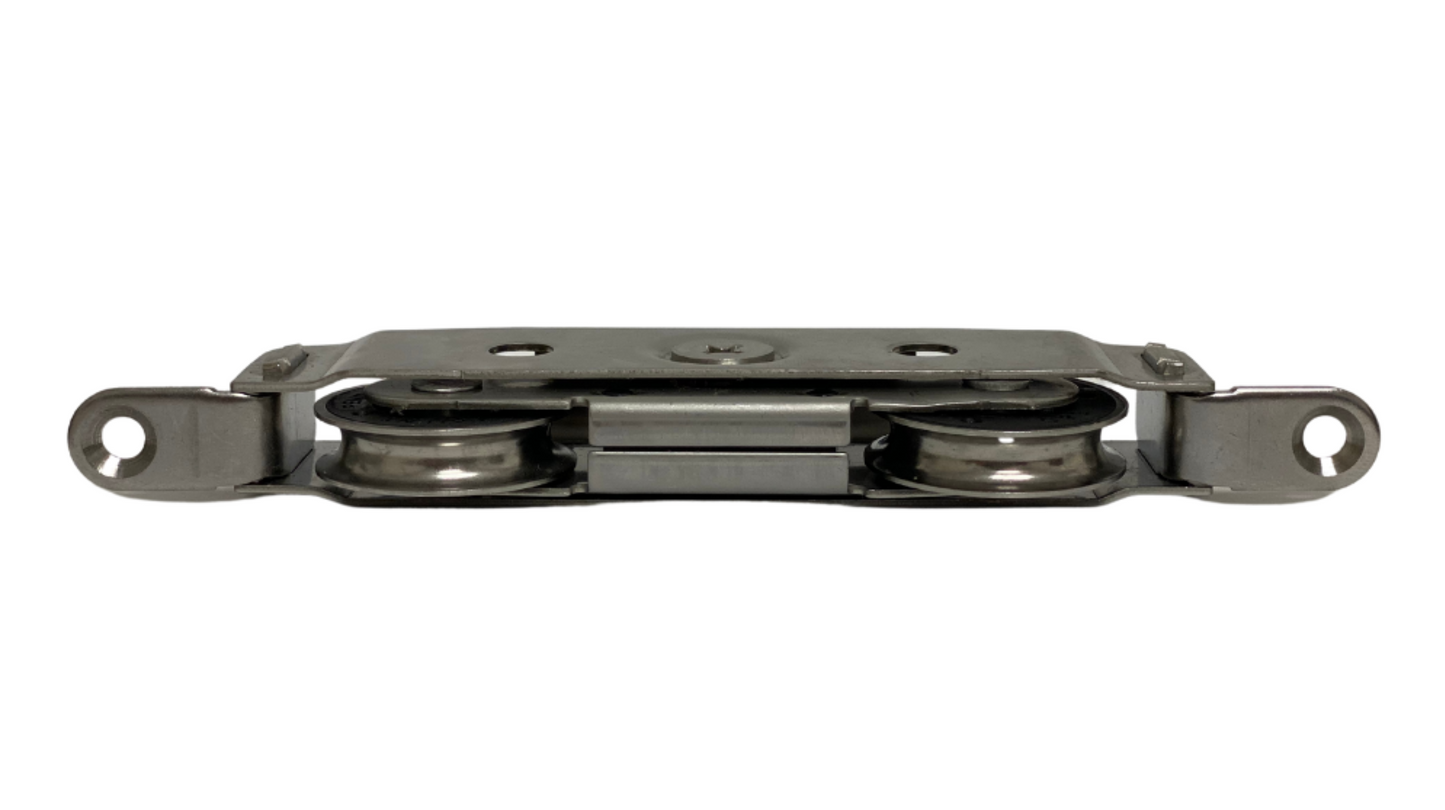 P.E. Roller for Sliding Glass Doors with Stainless Steel Wheel - Load Capacity 350 LBS - Garage and Sliding Door Hardware