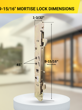 (DL-680) Amesbury Truth Multi-Point Mortise Lock w/ NO face plate - 10