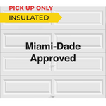 16' x 7' - Long Panel - Insulated  Steel Back - Garage and Sliding Door Hardware